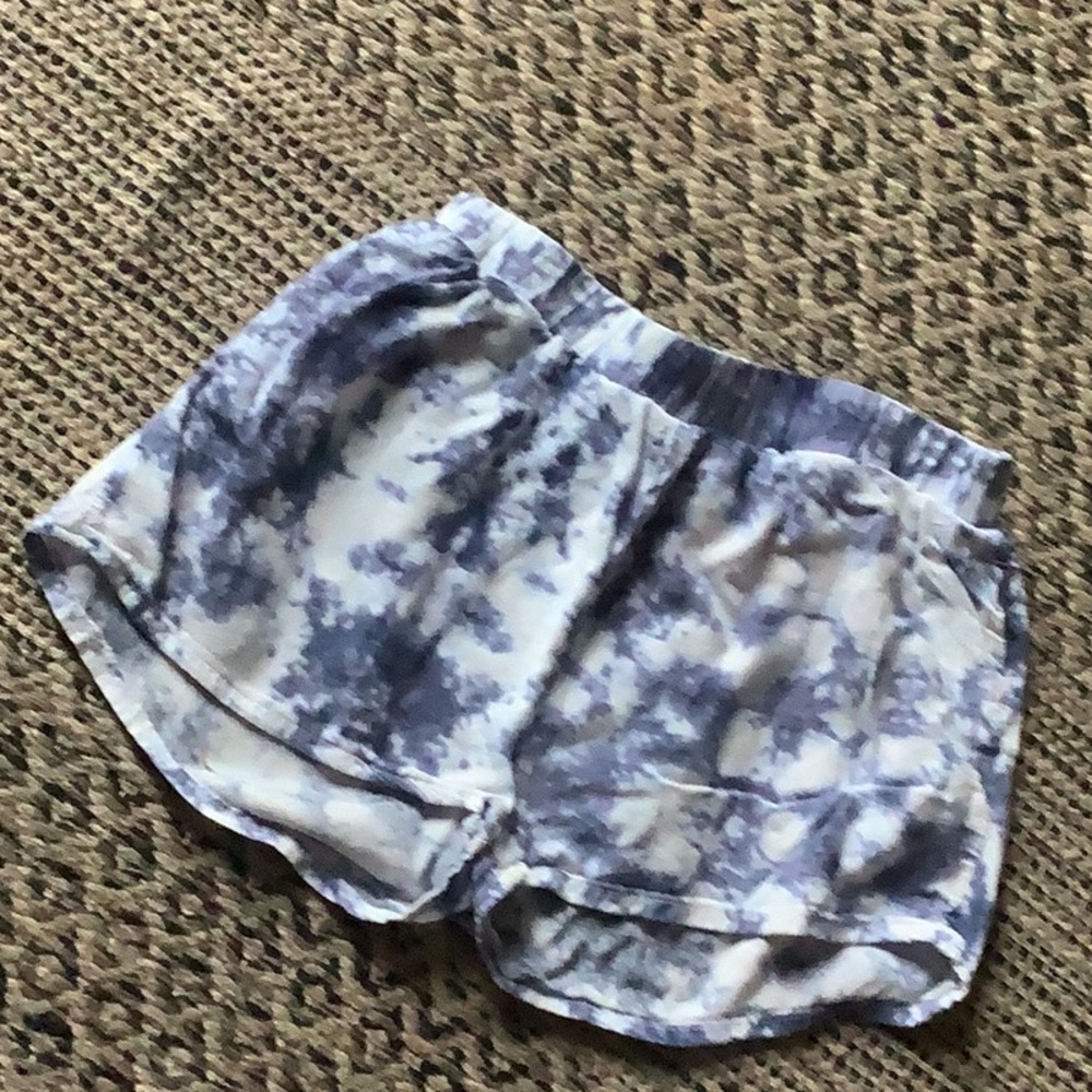 Kids blue and white shorts